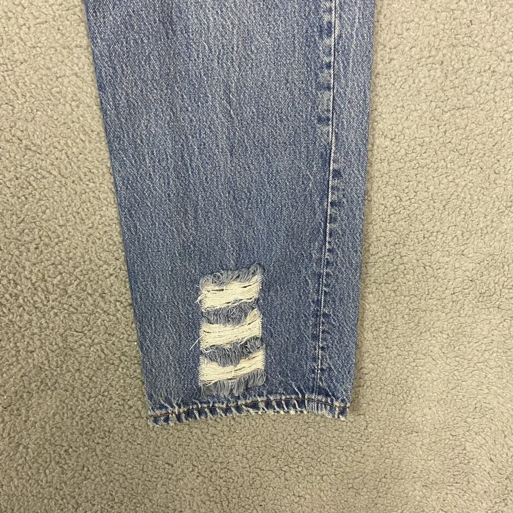 Vintage Levis 501 Jeans Mens 36x32 Blue Straight Leg Distressed Made in USA